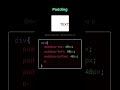 Padding Vs Margin In CSS with Animation Explanation #shorts #html5 #coding #css