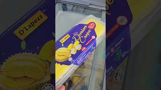 Durian Crepe #shortsvideo #Malaysia #travel2023 #uniquefoods #durian #yellow