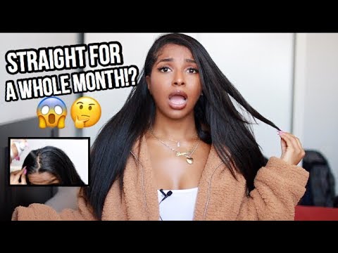 HOW TO KEEP MY NATURAL HAIR STRAIGHT FOR 1 MONTH! HOW TO KEEP MY NATURAL HAIR STRAIGHT FOR 1 MONTH!