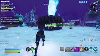 Fortnite Save The World: completing quests.