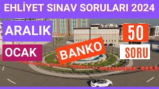 Ehliyet Sınav Soruları 2024 -2025 | Aralık, Ocak Çıkmış Ehliyet Sorularını Çöz