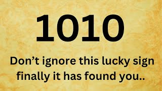 🕊️1010 Don’t ignore this lucky sign finally it has found you..Open this now !!