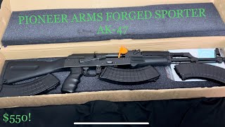 (2023) PIONEER ARMS FORGED SERIES SPORTER AK-47 UNBOXING! $550 BLEM! #unboxing #pioneerarms #ak47