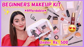 Affordable Makeup Kit For Beginners 2023 | Best Products *Under Rs. 500*