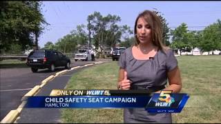 Police check cars to make sure kids properly restrained