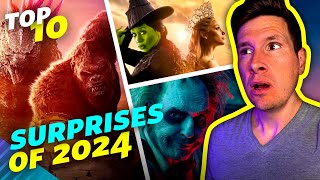 TOP 10 BIGGEST MOVIE SURPRISES OF 2024!