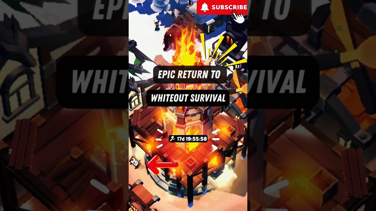 WhiteOut Survival Furnace Level 30 finally! #whiteoutsurvival #gameplay #f2p