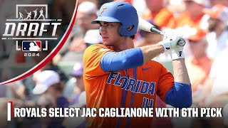 Florida’s Jac Caglianone selected at No. 6 by Kansas City Royals | 2024 MLB Draft