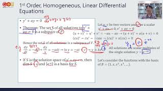 Lec88 應用數學-線性代數 1st Order Homogeneous, Linear, Differential, Equations 、2nd Order Homogeneous, ...