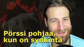 Pörssi pohjaa, kun on synkintä | Vernerin Vartti