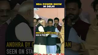 Top NDA Leaders Put Up A Show Of Strength At Delhi CM Swearing-In Ceremony