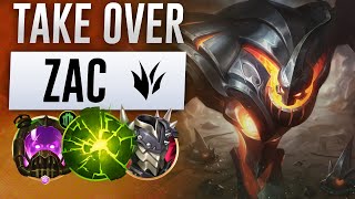 Be Everywhere & TAKE OVER With Zac Jungle! | Carry As A Tank Jungle Gameplay Guide & Blob Build