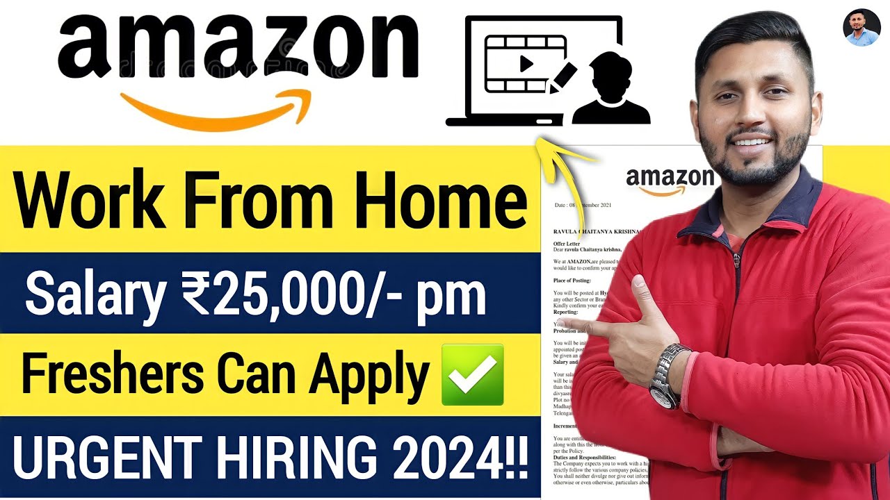 Amazon Work From Home Job | Fresher Jobs | Online Jobs At Home | Amazon ...