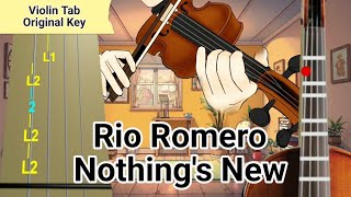 NOTHING'S NEW - RIO ROMERO Violin Tab