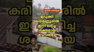 ഇടുക്കി കരിമണ്ണൂരിൽ ഇന്ന് ലഭിച്ച ശക്തമായ വേനൽമഴ • Summer Rain in Karimannoor • #shorts #trending • 2