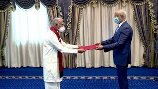 High Commissioner of Sri Lanka presents his credential to the President