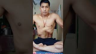 PRACTICING THE  HARDEST Foams Of NAULI KRIYA IN SITTING POSITION. TRY THIS🧘‍♀️🧘‍♀️🧘‍♀️🧘‍♀️Friends👭👬