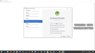 9.Creating and Working with Toggle Button Using Android Studio
