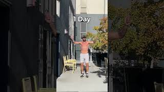 1 Day VS 10 Years jumping rope | #shorts #ytshorts #jumprope