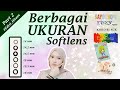 COBA BERBAGAI UKURAN SOFTLENS CHECK !! PART 2 Edisi Hitam