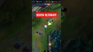 RIVEN ULTIMATE TOPLANE SOLO GAMEPLAY WILD RIFT LEAGUE OF LEGENDS #wildrift #leagueoflegends #riven