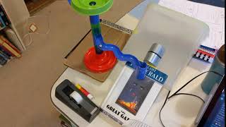 Projectile motion lab setup