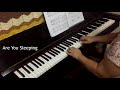 13  Are You Sleeping, Michael Aaron, Piano Course, Grade One