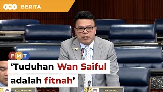 Fitnah! Azizi nafi tuduhan Wan Saiful