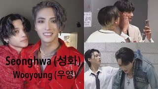 Seonghwa (성화) and Wooyoung (우영) | ATEEZ WOOHWA compilation