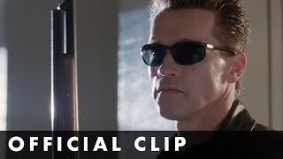 John Connor teaches the Terminator 'Hasta La Vista' and 'No Problemo'- TERMINATOR 2: 3D