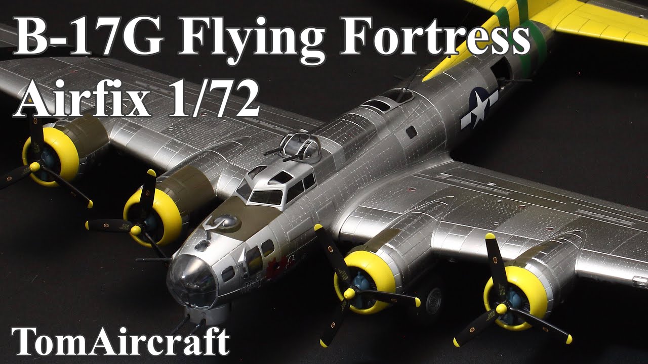 B-17G Flying Fortress Airfix 1/72 (Photo Gallery) - YouTube