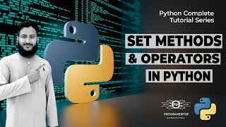 Python SET Methods and Operators | Python SET | Union | Intersection | Difference (Hindi/Urdu)