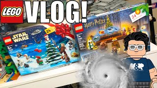 LEGO Christmas Came EARLY! Hurricane DORIAN Prep! | MandRproductions LEGO Vlog!
