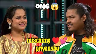 miscmmy aur priyanshu ka♥️ love story| Indian idol season 15 lovely moment