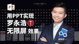 罗永浩的“无限屏”PPT效果是如何做出来的？【经本正一】