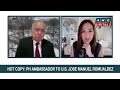 amb. romualdez around 350 000 filipinos staying in u.s. illegally anc