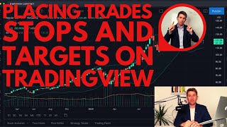 Placing Trades, Stops and Targets on TradingView! 👍 .