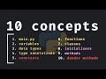 10 Important Python Concepts In 20 Minutes
