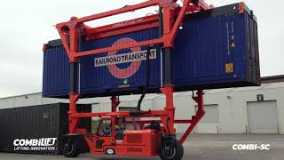 COMBi- SC: Straddle Carrier double stacking containers - effective solution for handling containers.