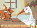 The Fox And The Crane  - Animated Moral Stories For Kids