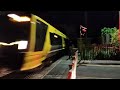 8 car merseyrail class 777 at speed through formby