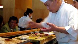 Preparing Nigiri at Sushi Yasuda