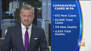 Pa. Dept. Of Health Announces 610 New Coronavirus Cases, 119 More Deaths