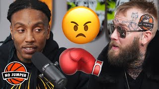 Bricc Tells Podcast Guest He Will Slap the S**t Out of Him