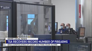 TSA intercepted record number of firearms at security checkpoints in 2022