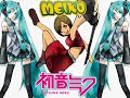 姉妹で仲良く『創聖のアクエリオン 』 meiko＆ミク×２