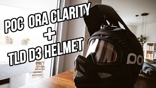 POC Ora Clarity + Troy Lee Designs D3