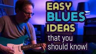 Blues guitar ideas you should know! Learn several easy blues guitar concepts in this lesson - EP516