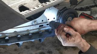 how to install snowmobile ice scratchers yamaha nytro