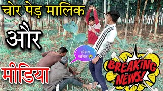 पेड़ चोर मालिक #मीडिया#comedy